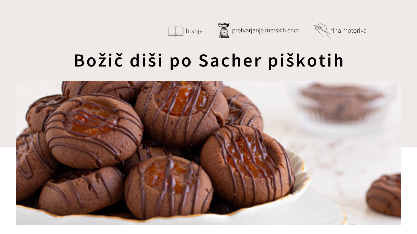 Božič diši po Sacher piškotih